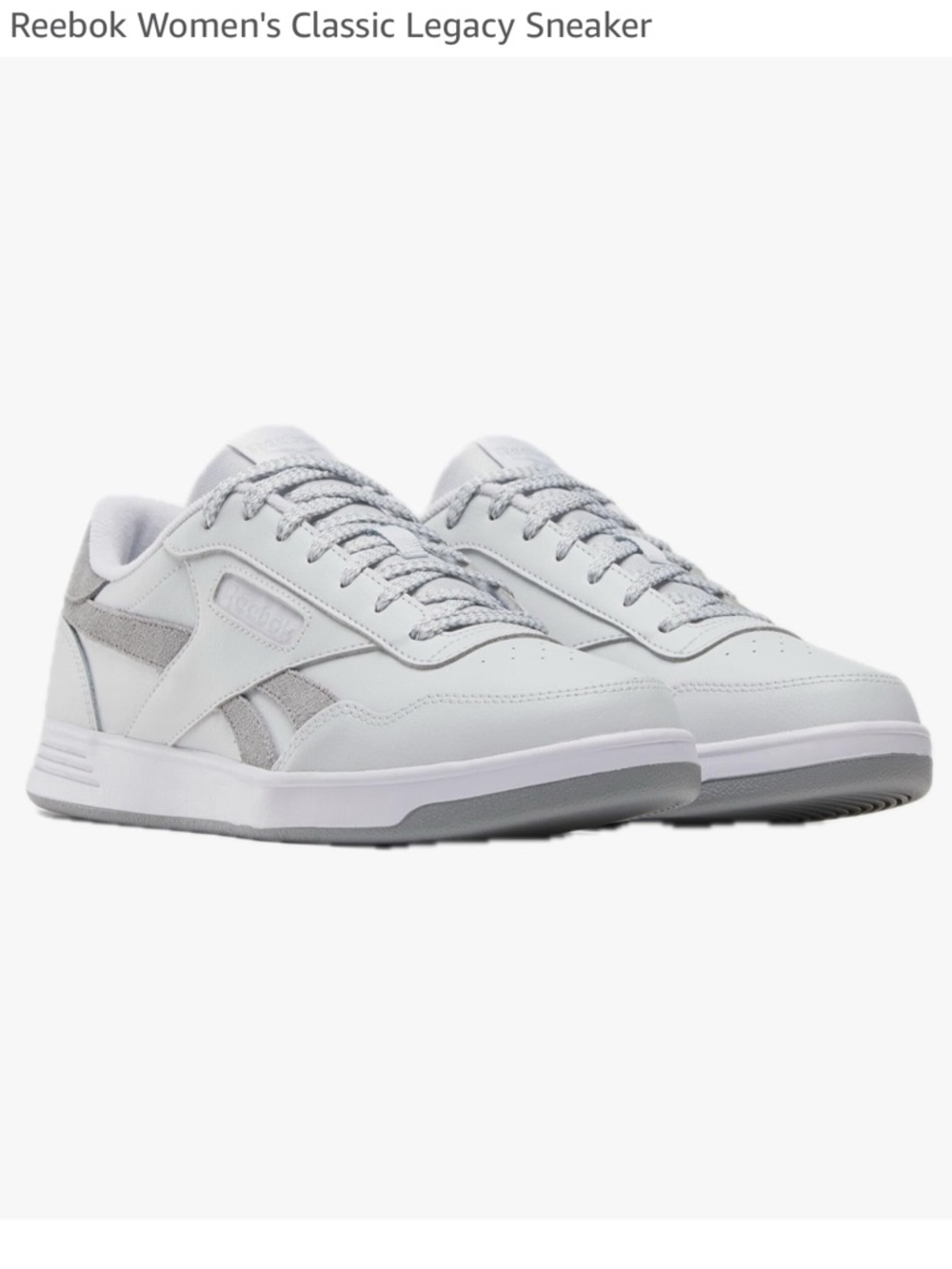 Reebok Classic Legacy Sneakers- White/Gray